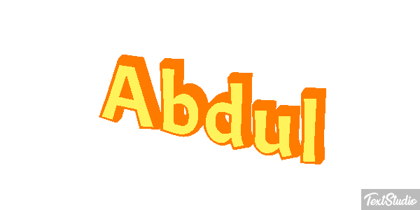 Abdul Text effect