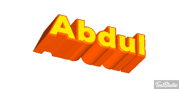 Abdul Text effect
