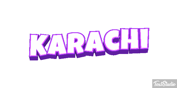 Karachi Effetto testo