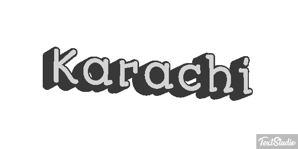 Karachi Effetto testo