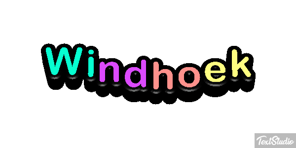 Windhoek Effet de texte