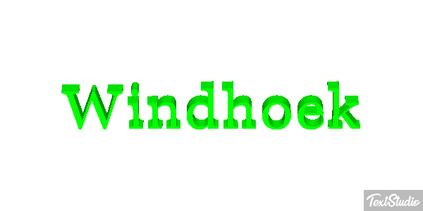 Windhoek Effet de texte