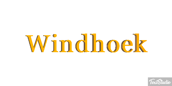 Windhoek Effet de texte