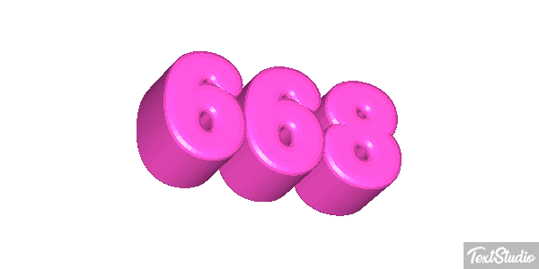 668 Metin efekti