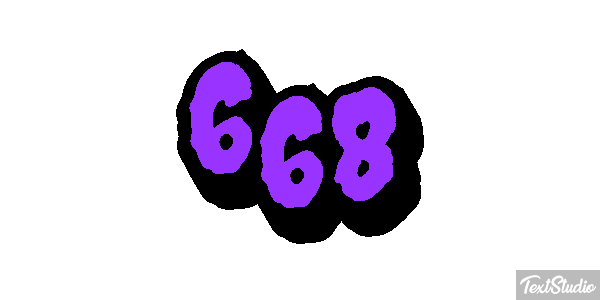 668 Metin efekti