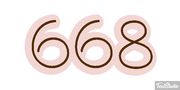 668 Metin efekti