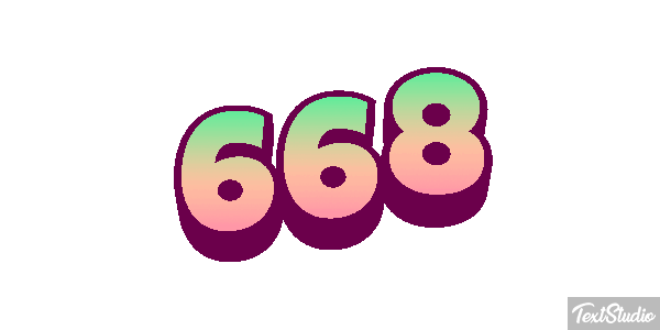 668 Metin efekti