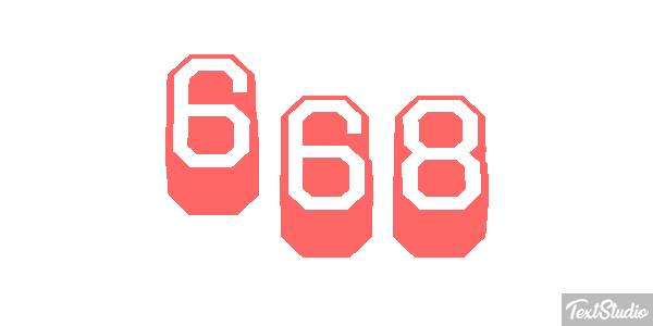 668 Metin efekti