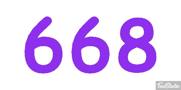 668 Metin efekti
