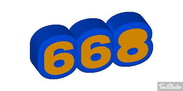 668 Metin efekti