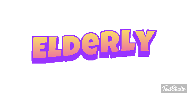 Elderly Tekst effect