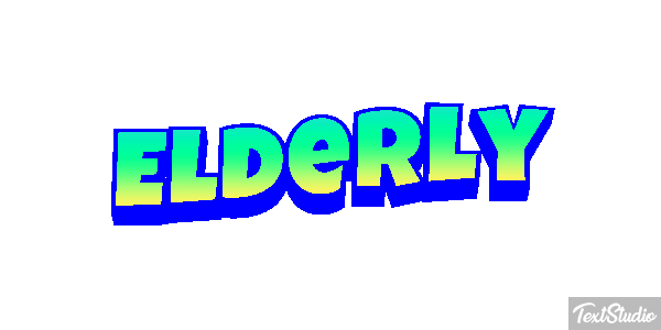 Elderly Tekst effect