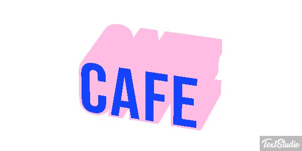 Café Text effect