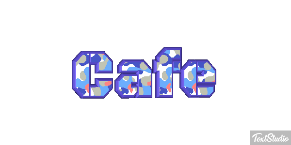 Café Text effect