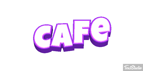 Café Text effect
