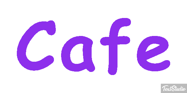 Café Text effect