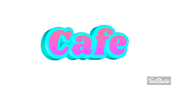 Café Text effect