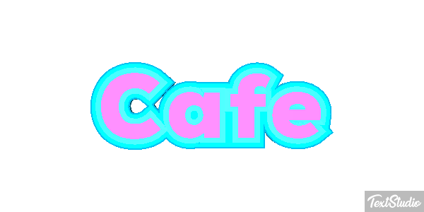 Café Text effect