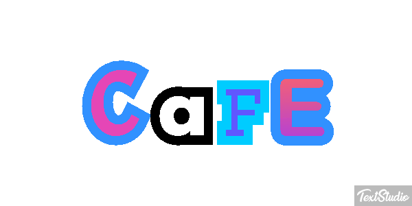 Café Text effect