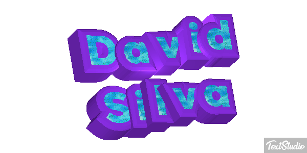 David Silva Text effect