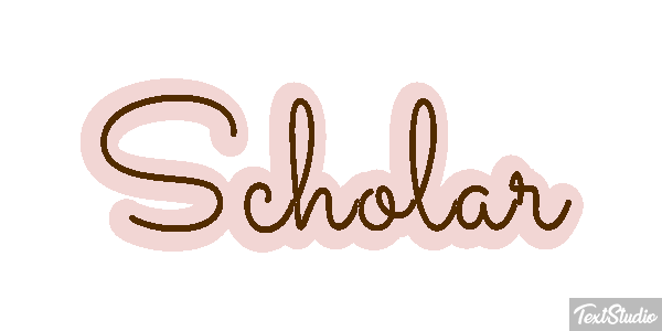 Scholar Texteffekt