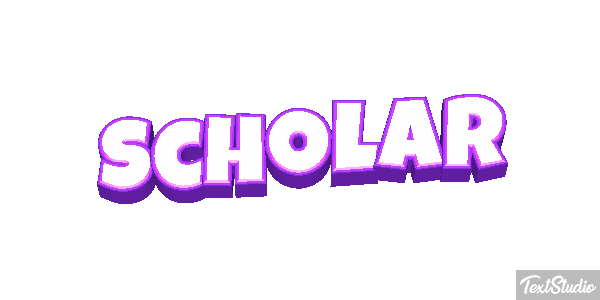 Scholar Texteffekt