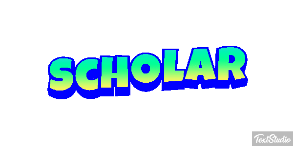 Scholar Texteffekt