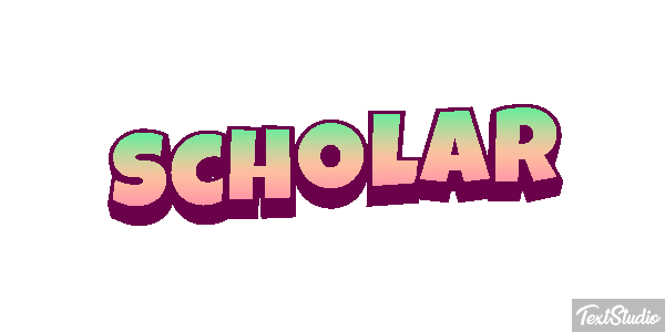 Scholar Texteffekt
