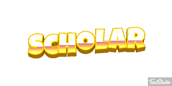 Scholar Texteffekt