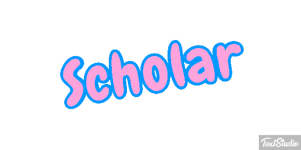 Scholar Texteffekt