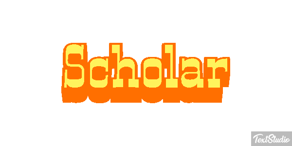 Scholar Texteffekt
