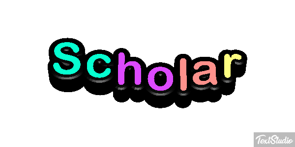 Scholar Texteffekt