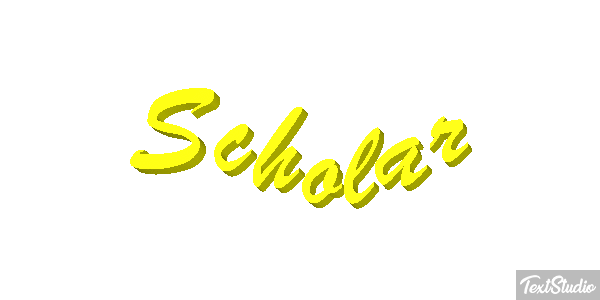 Scholar Texteffekt