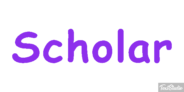 Scholar Texteffekt