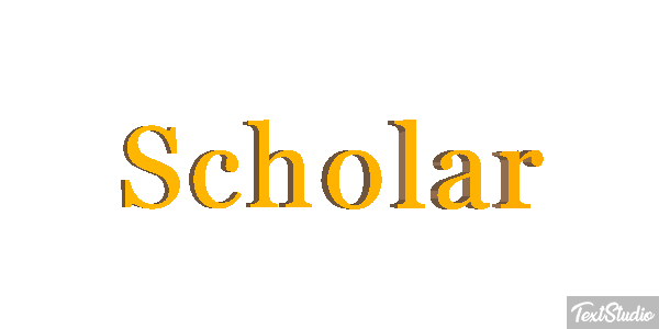 Scholar Texteffekt