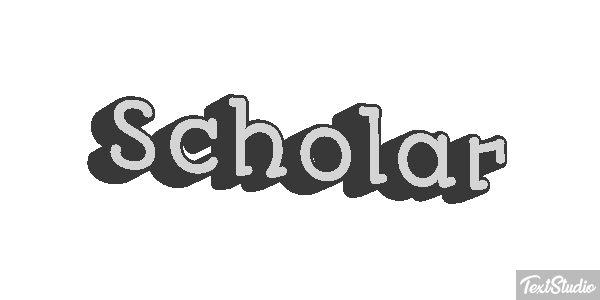 Scholar Texteffekt