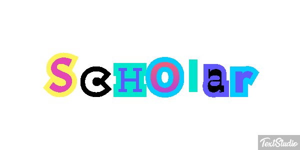 Scholar Texteffekt