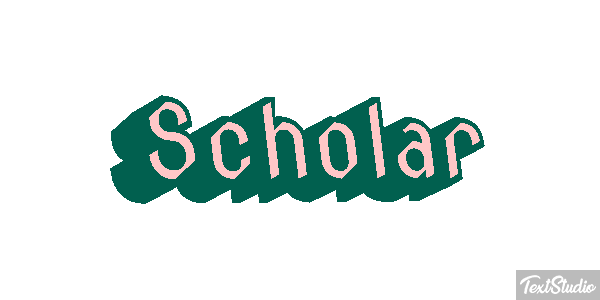 Scholar Texteffekt