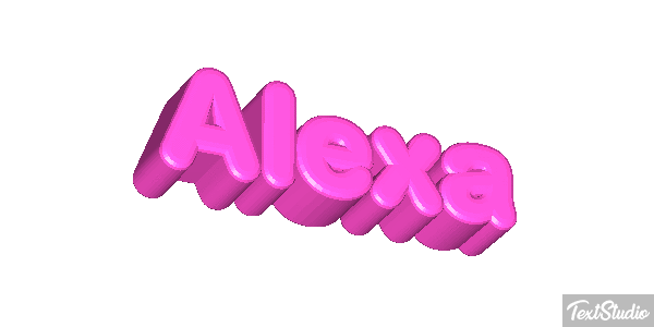 Alexa Text effect