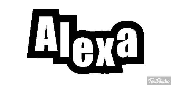 Alexa Text effect