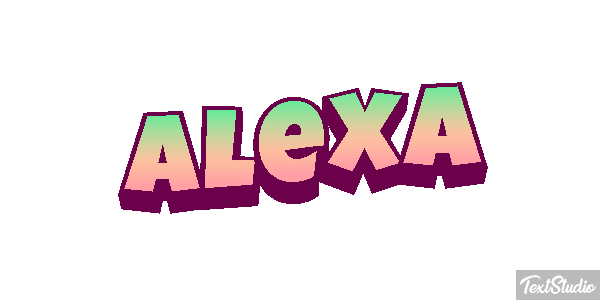 Alexa Text effect