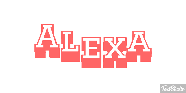 Alexa Text effect