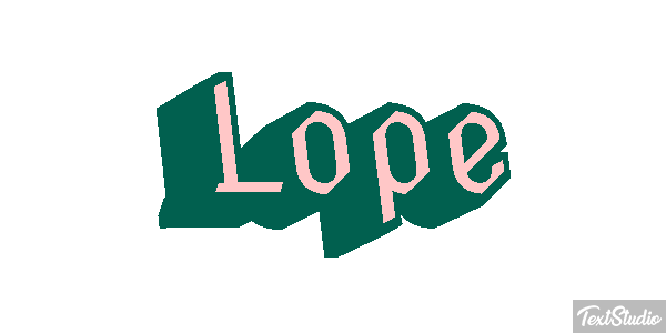 Lope Efecto de texto