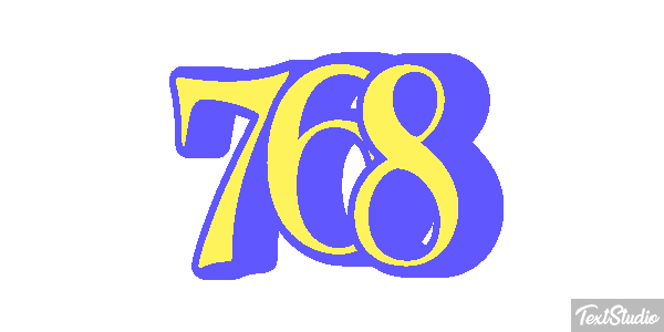 768 Texteffekt