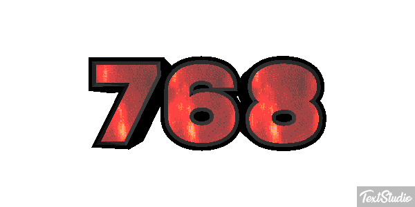 768 Texteffekt