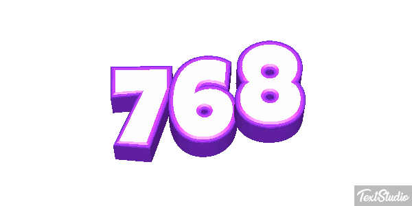 768 Texteffekt
