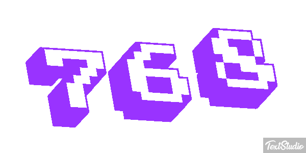 768 Texteffekt