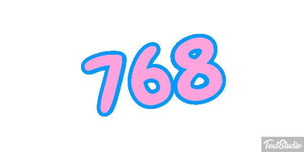768 Texteffekt
