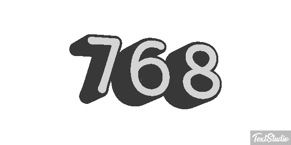 768 Texteffekt