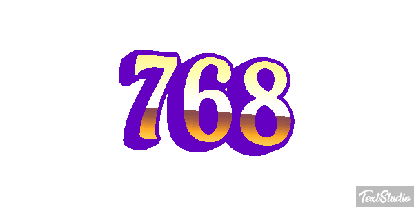 768 Texteffekt